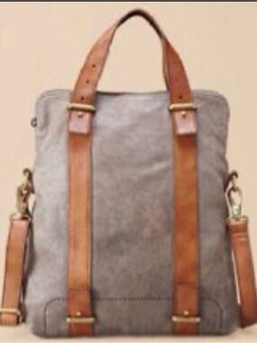 Fossil Mason satchel with matching wallet.